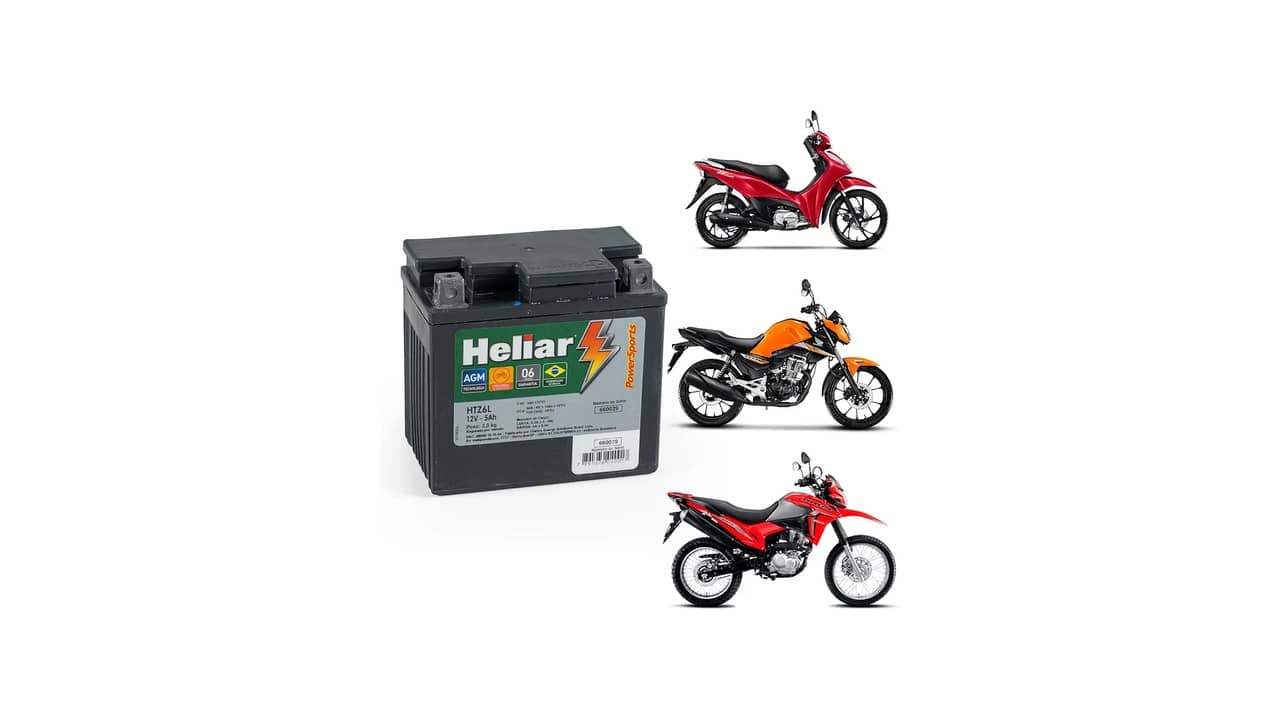 Melhor bateria para moto fan 160: 9 Opções Duráveis