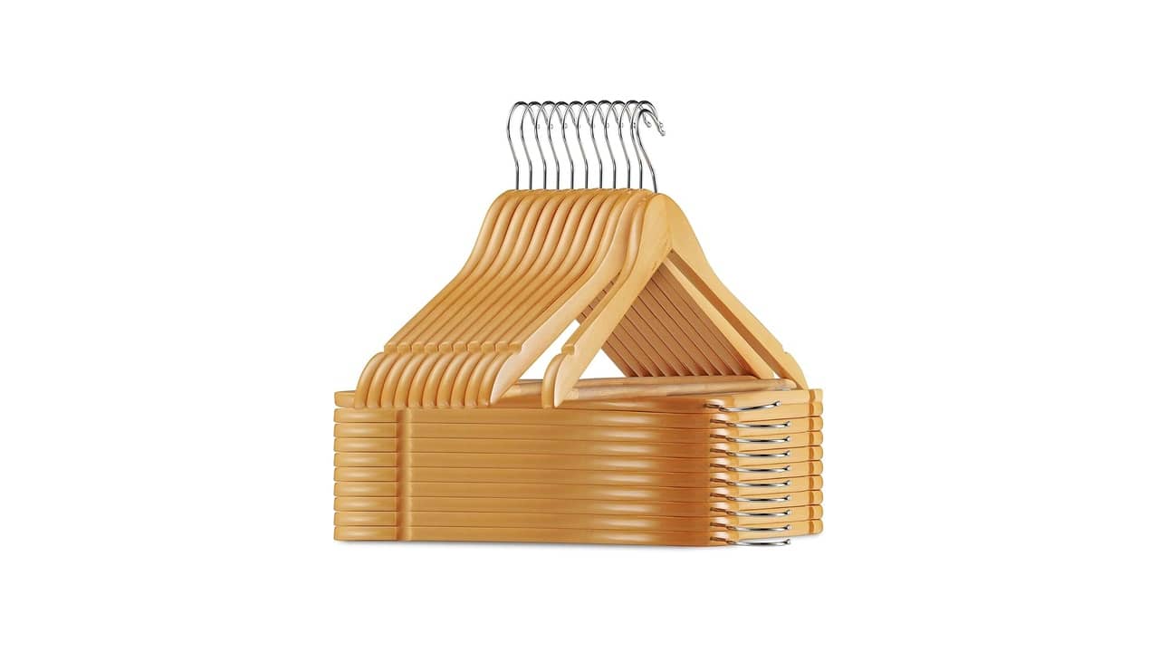 Melhor cabide de madeira: 10 Kits com Ótimo Custo-Benefício