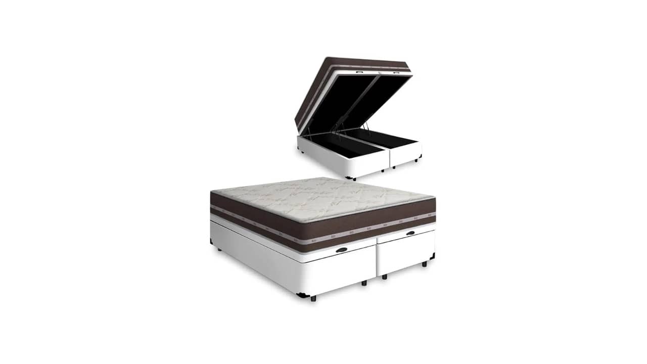 Melhor Cama Box Queen: 10 Modelos de Molas e Espuma D33