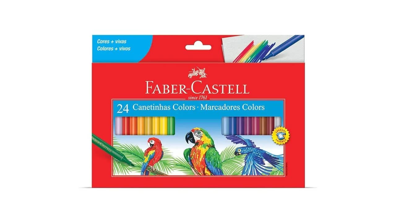 Melhor Canetinha Hidrocor: 10 Opções Escolares