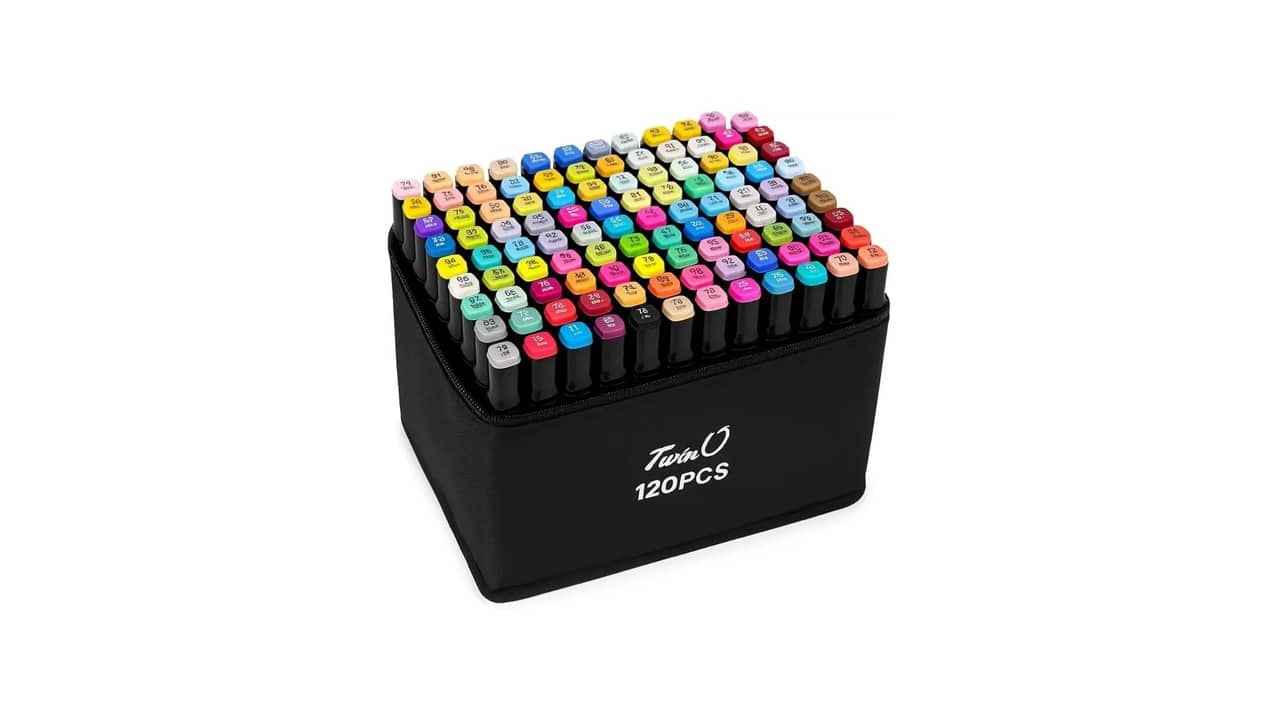 Melhor canetinha para pintar bobbie goods: 10 Kits de Cores Vibrantes