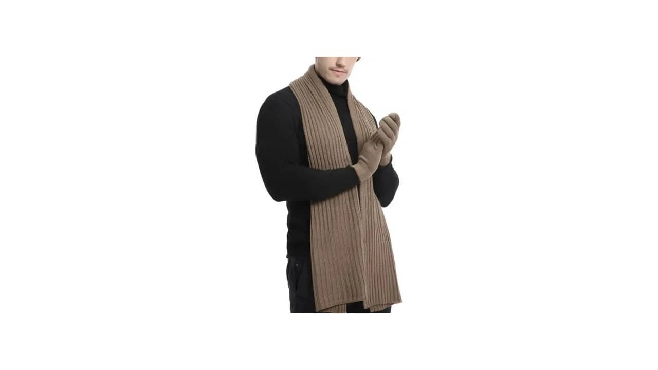 Melhor comprimento de um cachecol masculino: Guia de Medidas e Opções