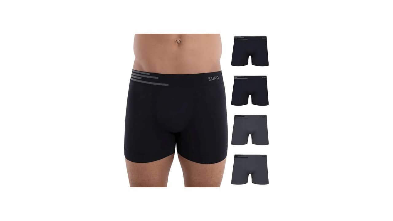 Melhor cueca boxer lupo: 10 Kits de Conforto Total