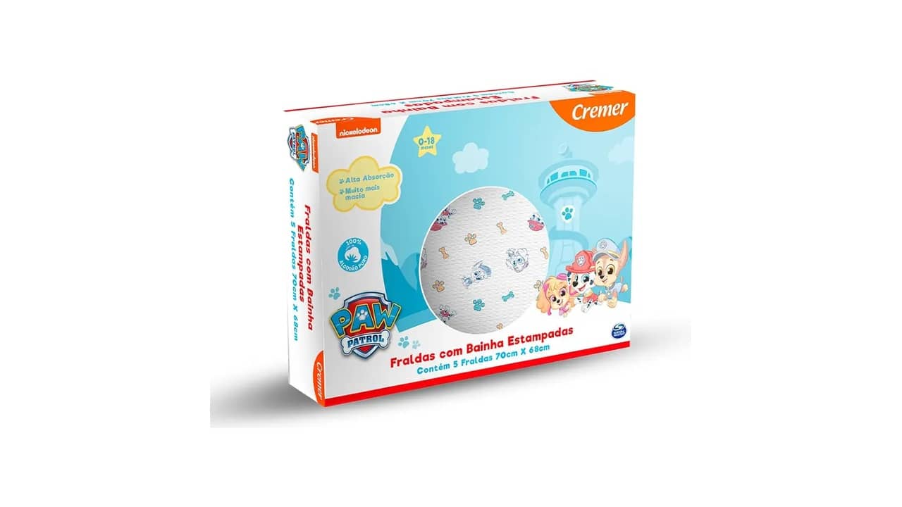 Melhor fralda de pano para bebê: 10 Kits com Tecido Duplo e Bainha