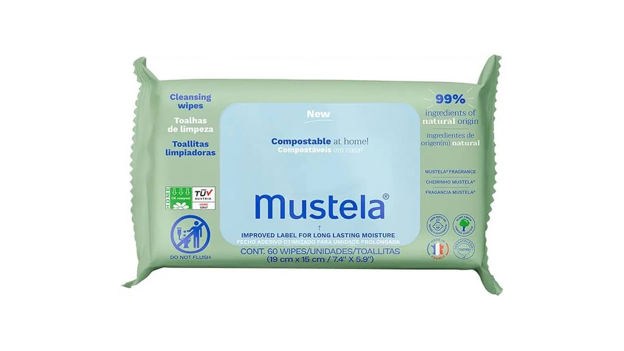 Melhor Lenço Umedecido Mustela: Opção Compostável