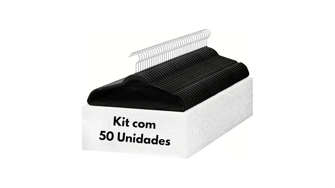 Melhor marca de cabide de veludo: 10 Kits Duráveis