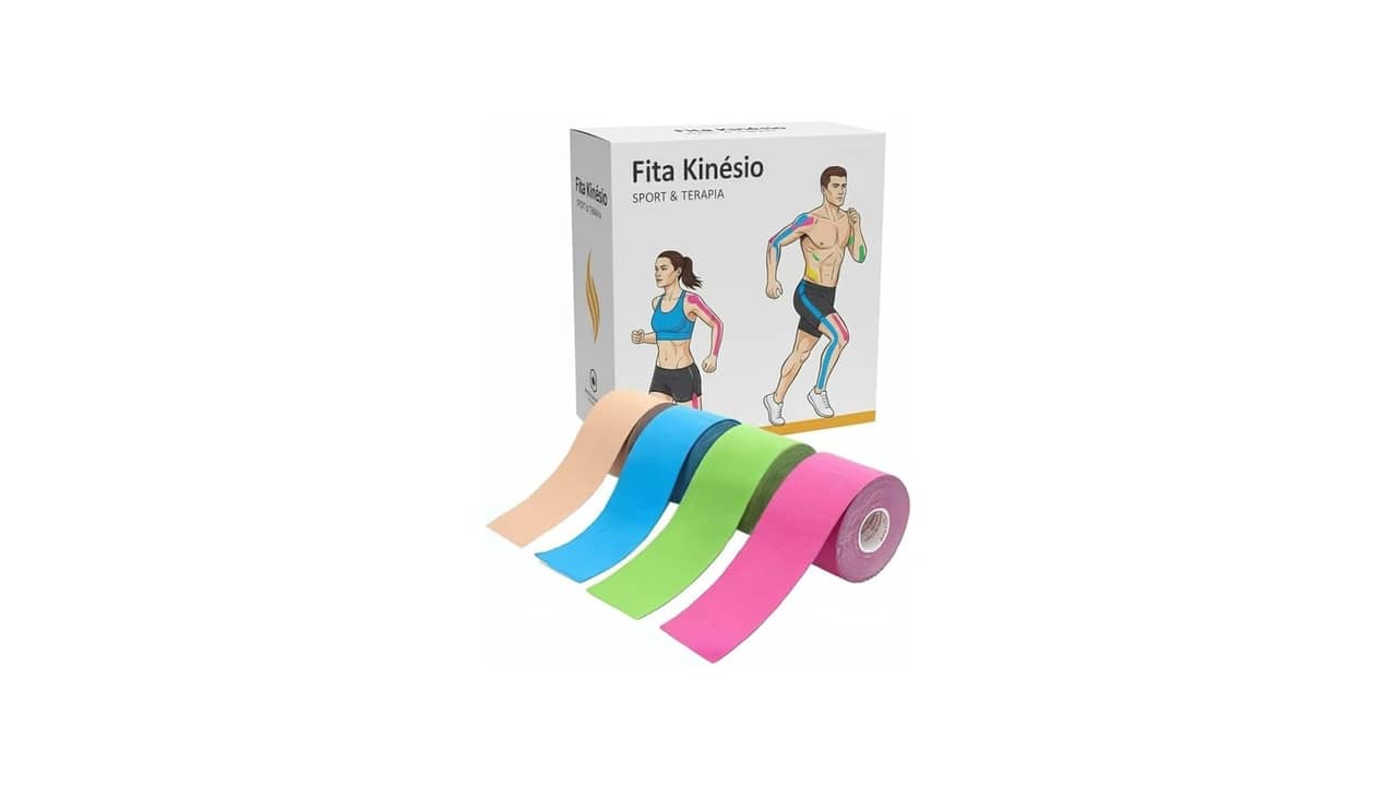 Melhor marca de fita kinesio para Lesões e Treinos