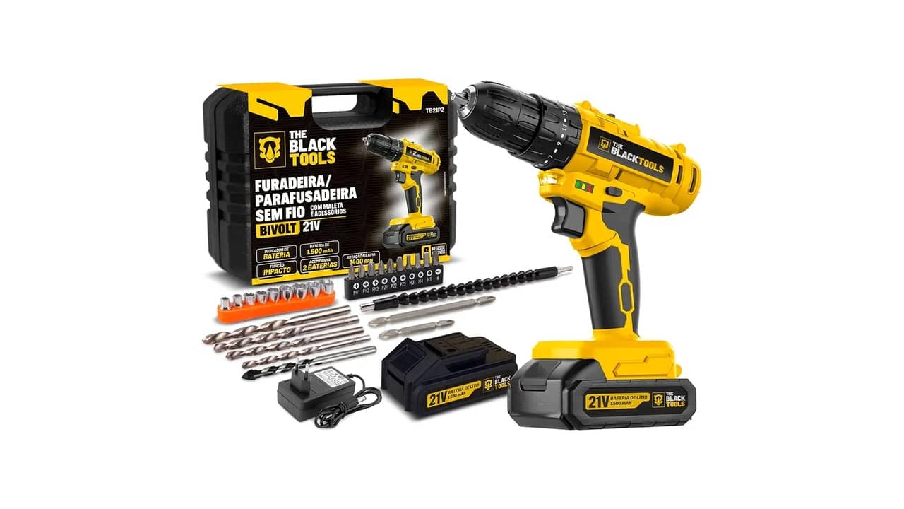 Melhor Parafusadeira Black Tools: 5 Melhores Opções
