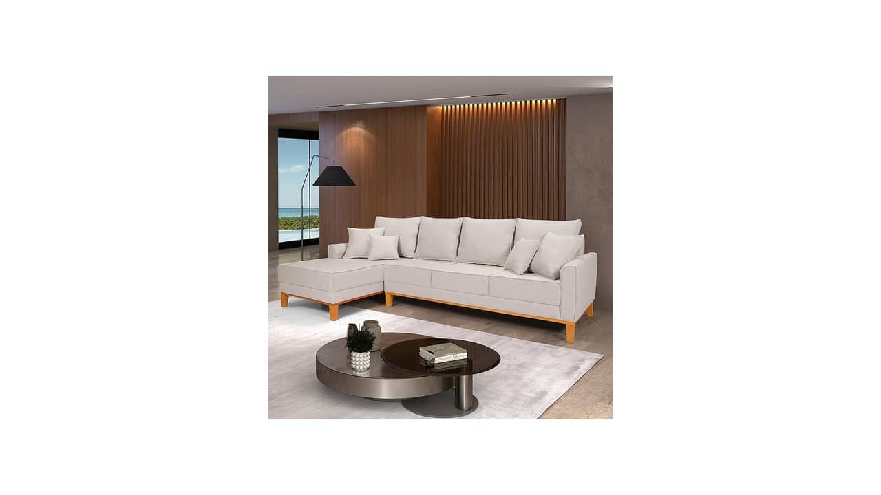 Melhor Sofa 4 Lugar: 10 Modelos Com Molas E Veludo