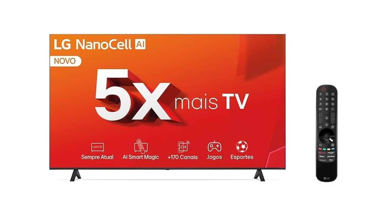 Melhor Tv 75 polegada lg: NanoCell ou QNED?