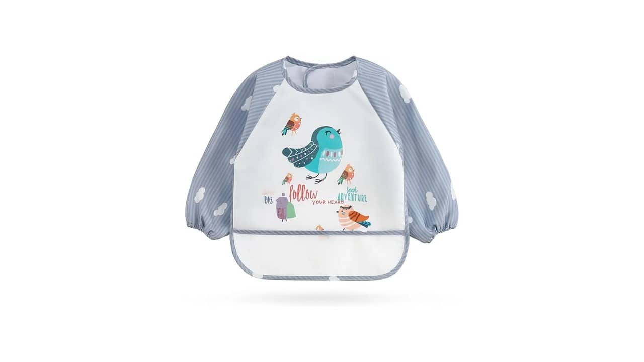 Qual o Melhor Babador de Manga Longa: 10 Modelos Impermeáveis