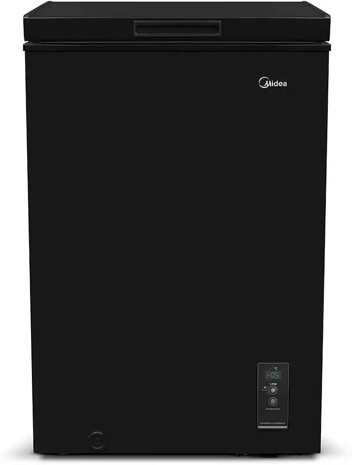Freezer Horizontal Digital FlexBeer 100L, Midea, 127V, Preto