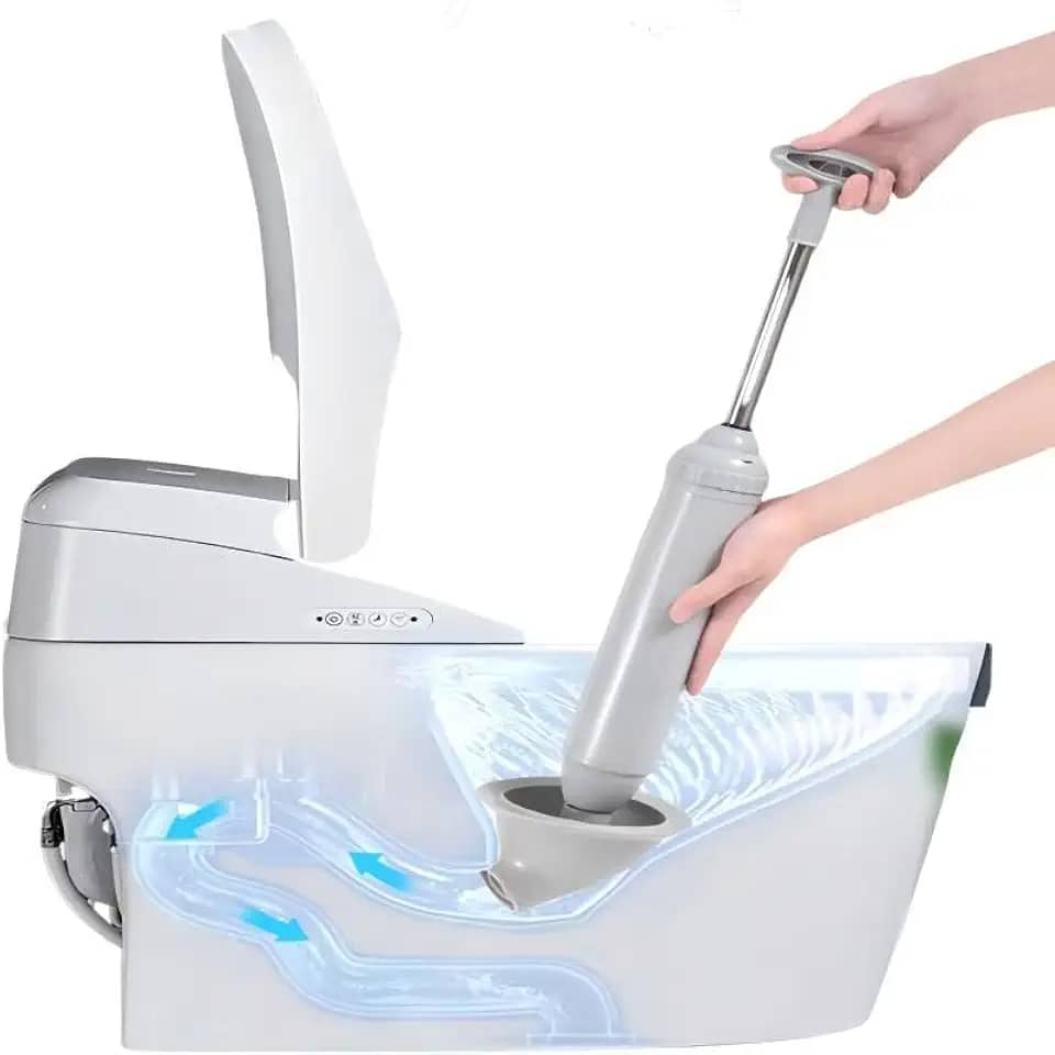 Desentupidor de Vaso E Pia com Sucção Potente, Ideal para Ralo E Esgoto, Borracha Resistente, Desentupimento Manual​(1 Unidade)