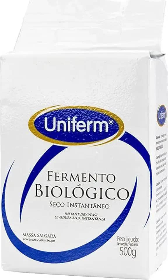 Fermento Seco Instantaneo Massa Salgada 500g Uniferm