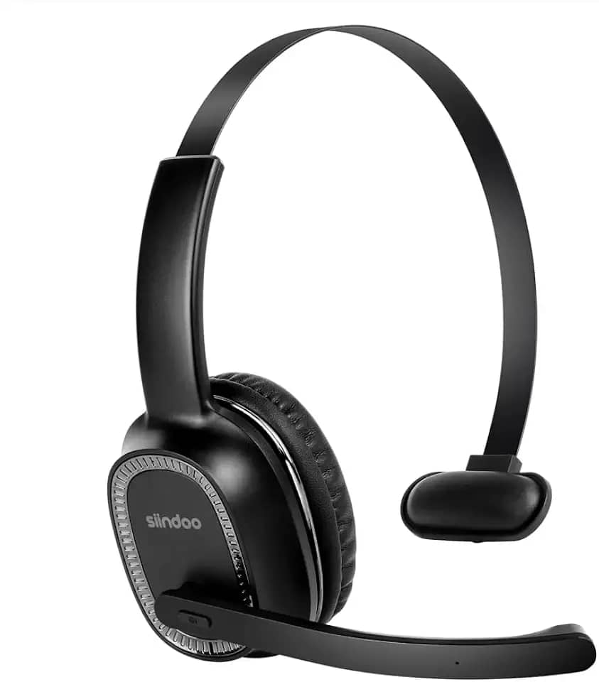 Fone De Ouvido Headset sem fio Siindoo Jh-101 Call Center bluetooth monofonico