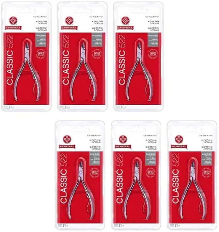 Alicate De Cutícula Mundial 522 Classic Aço Carbono 6 Un