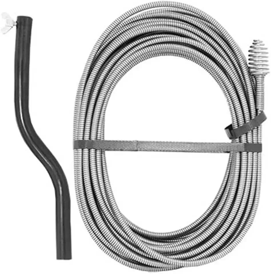 Cabo Desentupidor Manual 1,5m Aço Carbono Pia E Cano