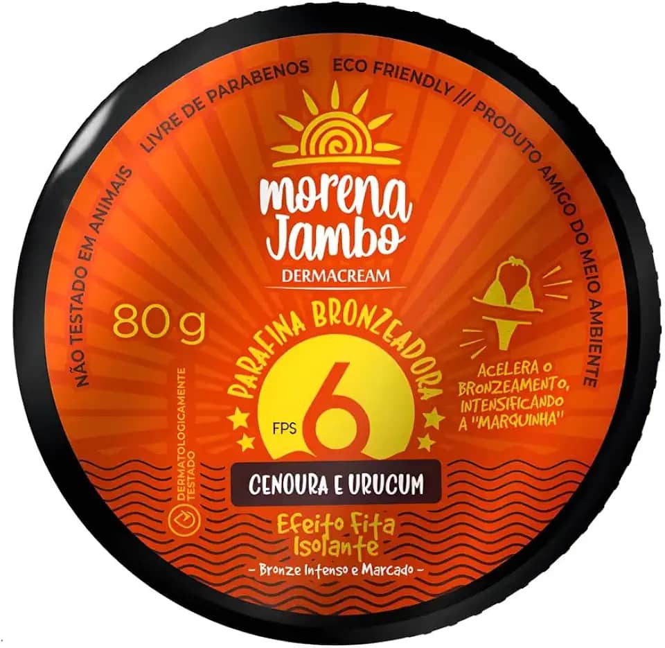 Parafina Bronzeadora, 80 g - Linha Premium