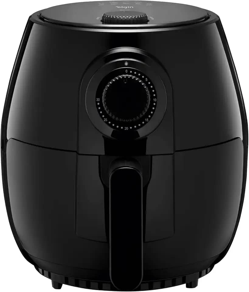 Fritadeira Elétrica Quick Fryer Elgin 4 Litros Preta com cesta removível 220V - Airfryer