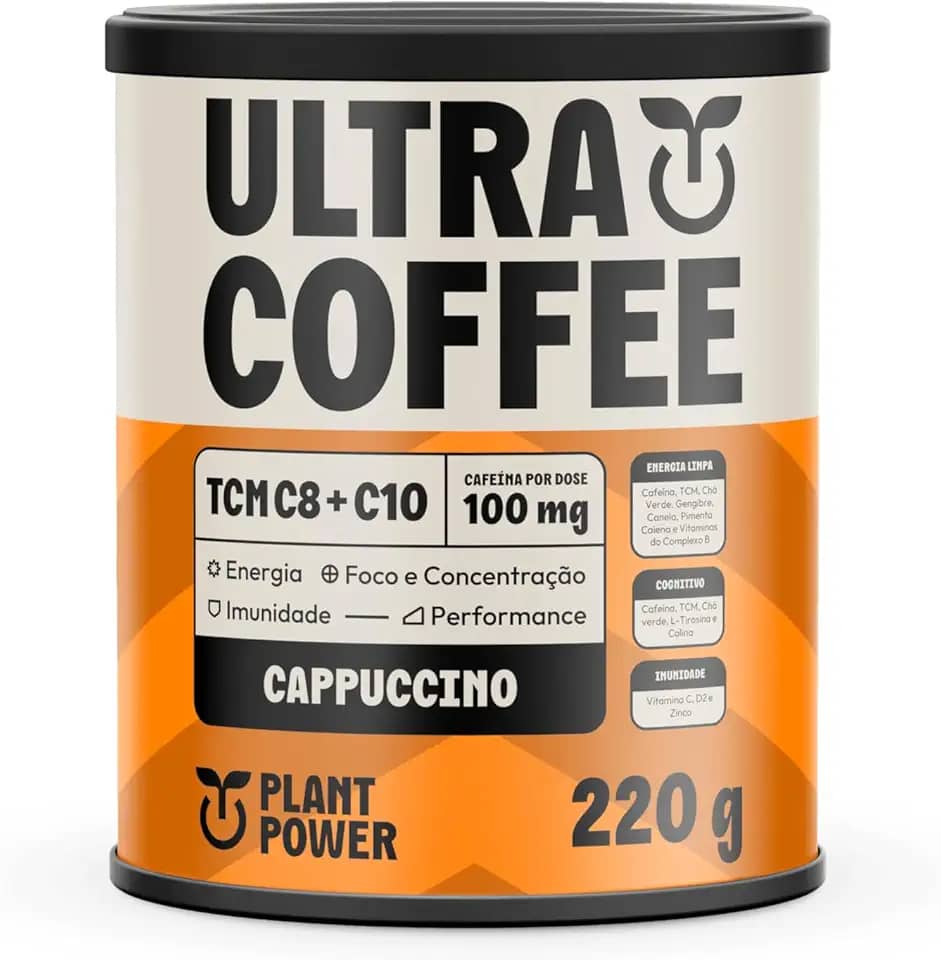 3 Corações Suplemento Ultracoffee Cappuccino 220G - Lata