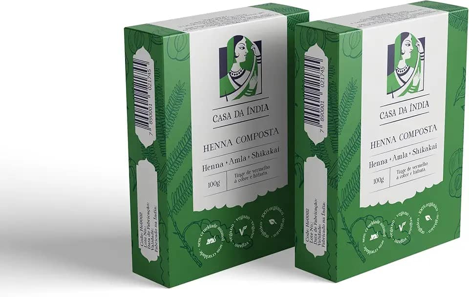 Kit com Duas Hennas Compostas