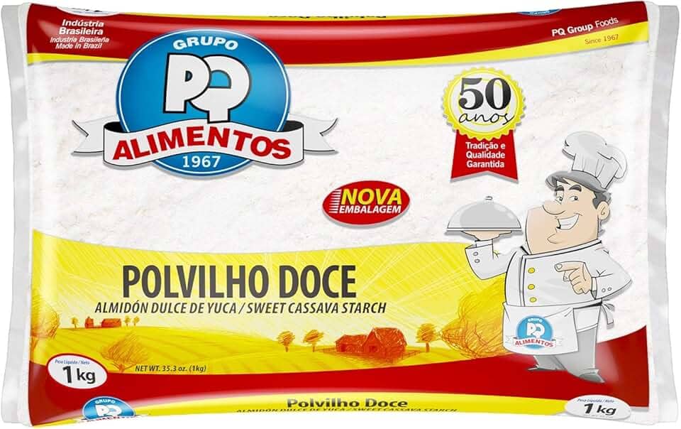 Polvilho Doce (1 kg) PQ Alimentos Sabor 1 kg